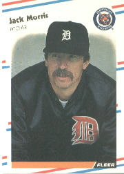 1988 Fleer Baseball Cards      064      Jack Morris